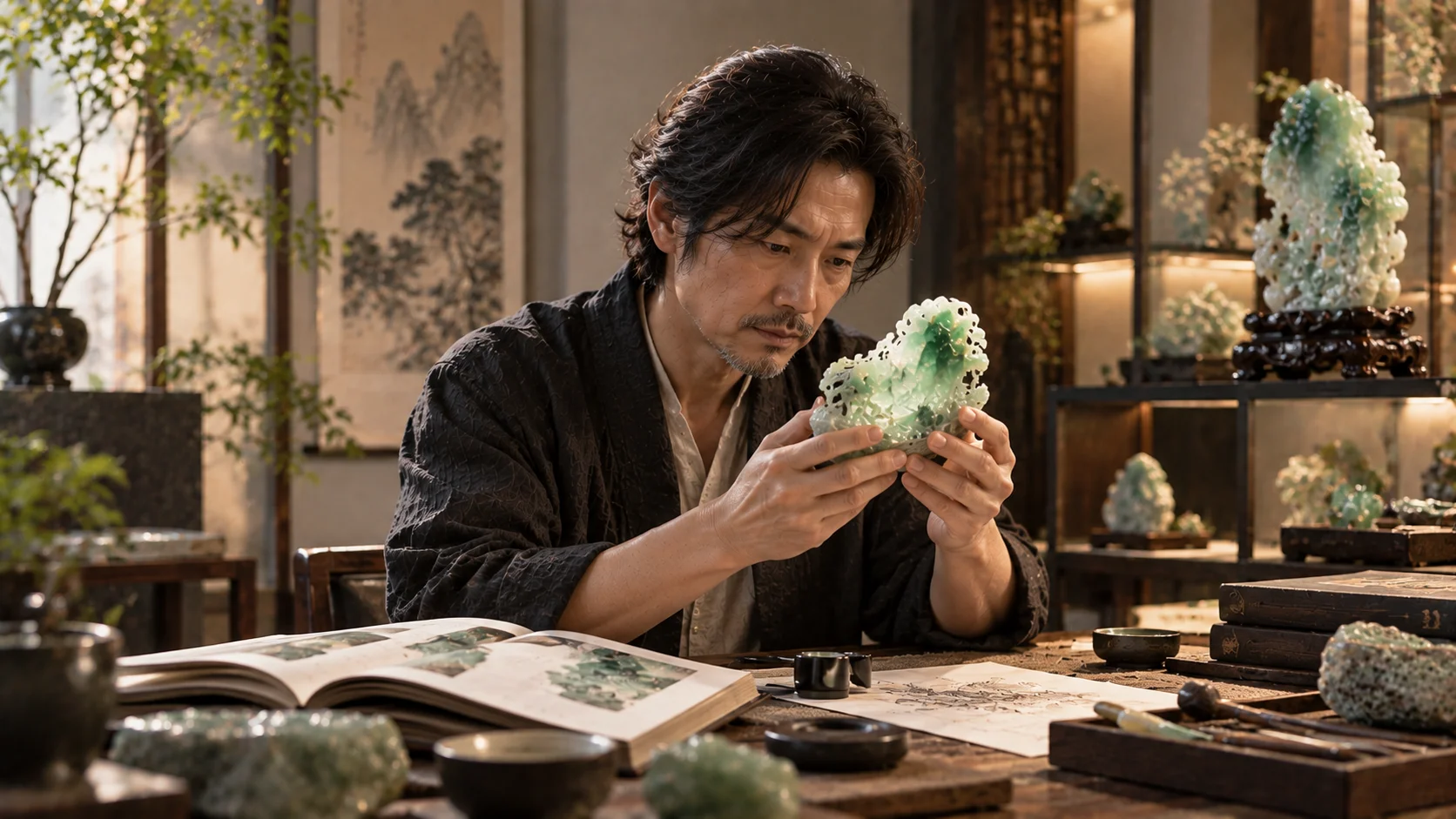 翡翠值得收藏嗎？別只看顏色，從材質、雕工到作品脈絡理解收藏價值